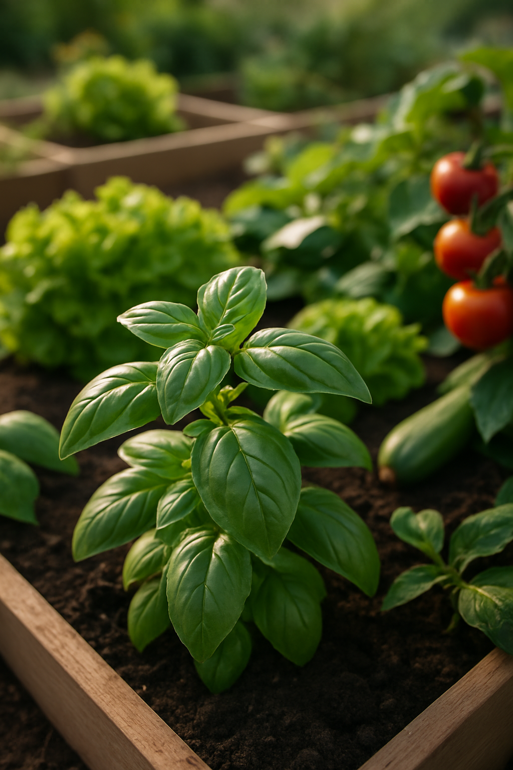 Basilic en pot