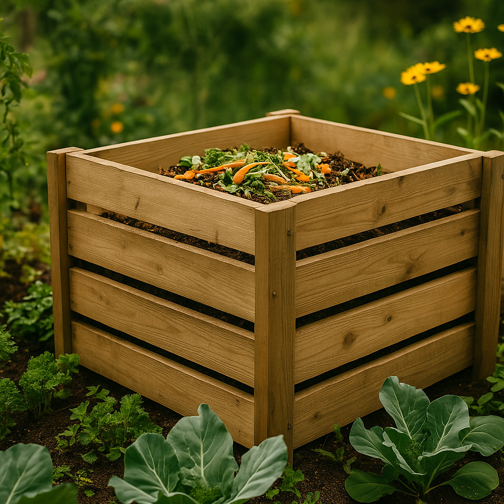 Composteur en bois