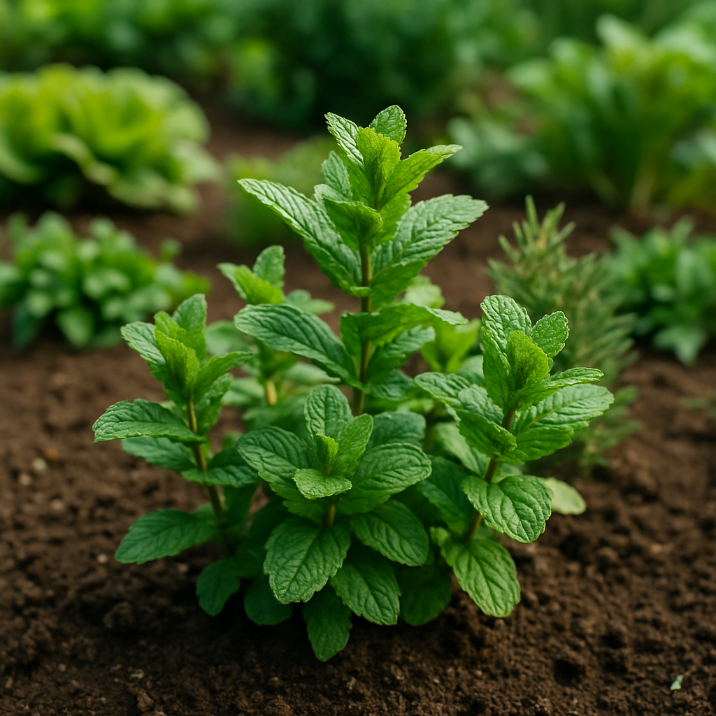 Menthe en pot